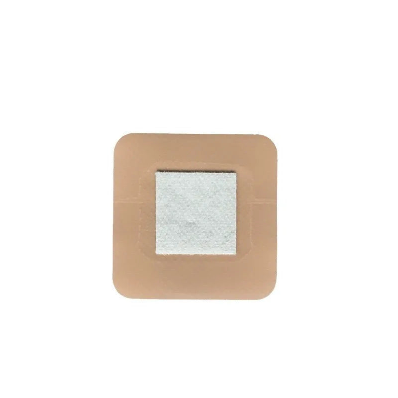 50-Pack Square Adhesive Bandages – Breathable Transparent Plasters