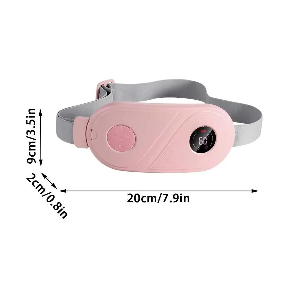 Cordless Vibrating Heating Belt – Back, Abdomen & Waist Wrap