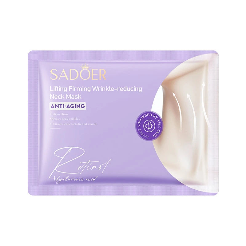 Peptide Firming Neck Mask Lifting And Firming Neck Skin Reduce Fine Lines Deeply Moisturize Makes Skin Glow Nourishing Neck Care Peaceful Pleasures Health and Wellness 1 pcs Neck Wrinkle Patches