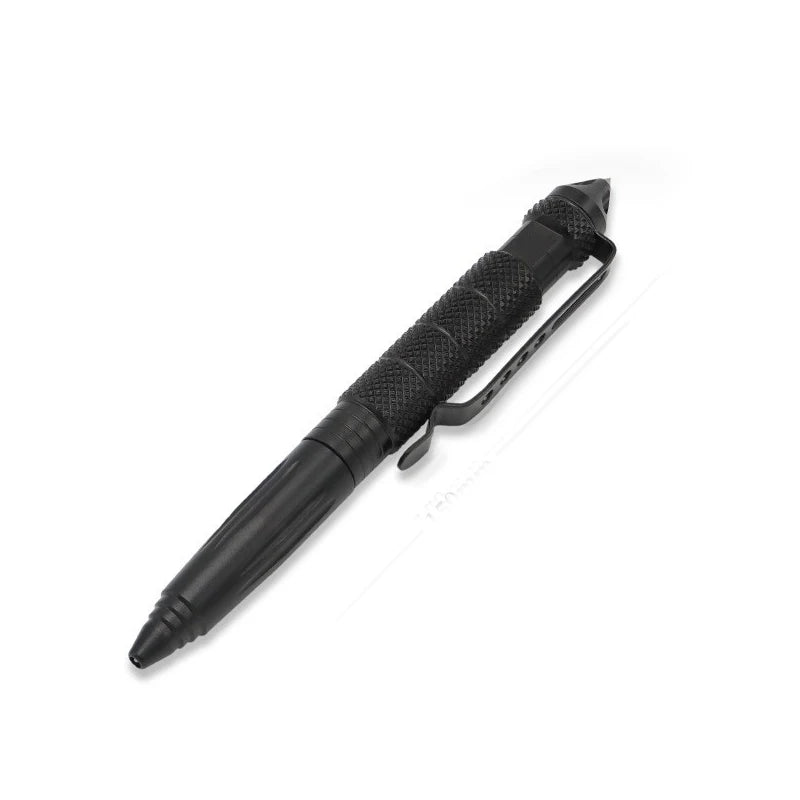 Outdoor Self-Defense Tactical Pen /B2 Tungsten Steel Tip EDC Multi-functional Outdoor Window Survival Pen Peaceful Pleasures Health and Wellness Black