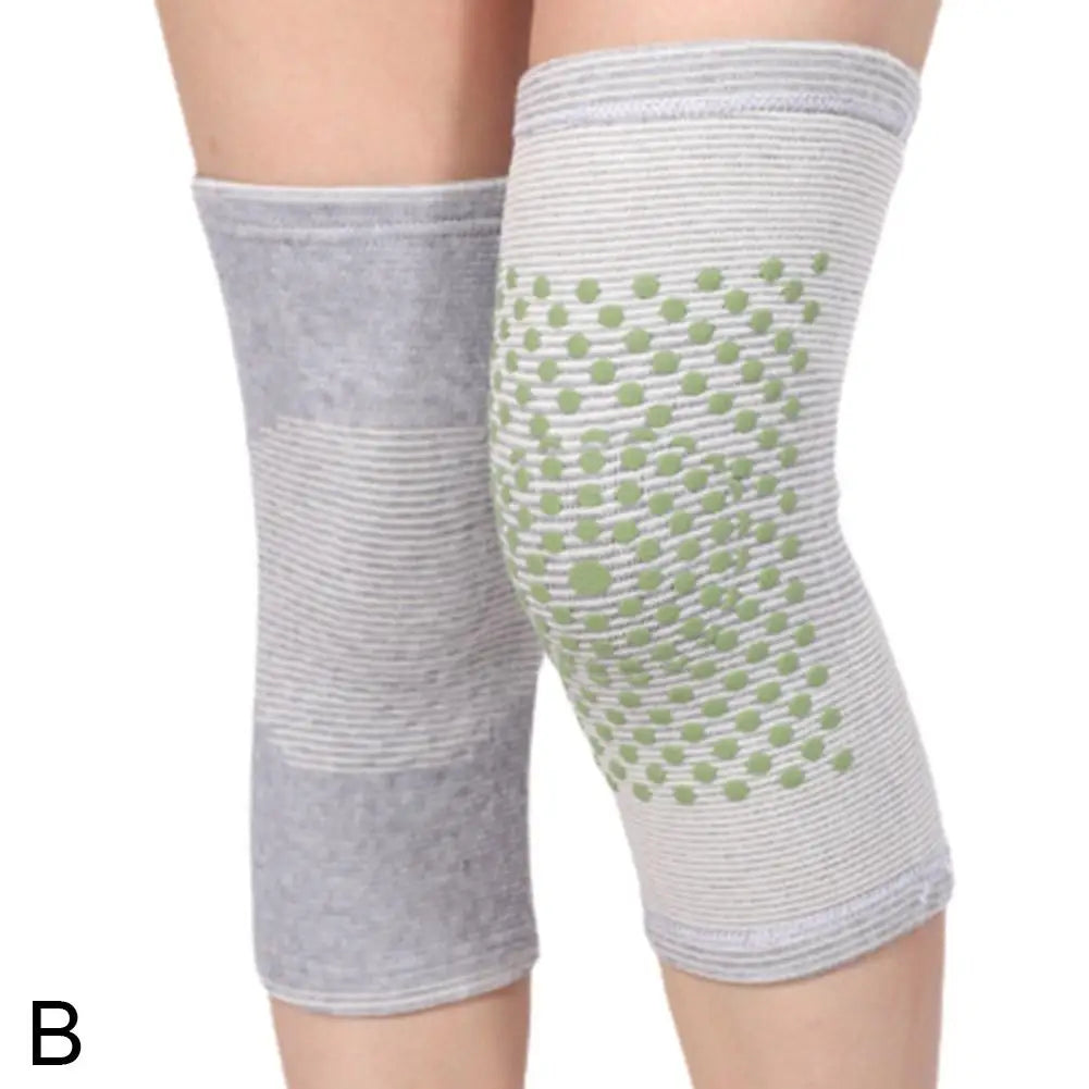 Self-Heating Tourmaline Knee Brace Sleeves – Far Infrared Warmth