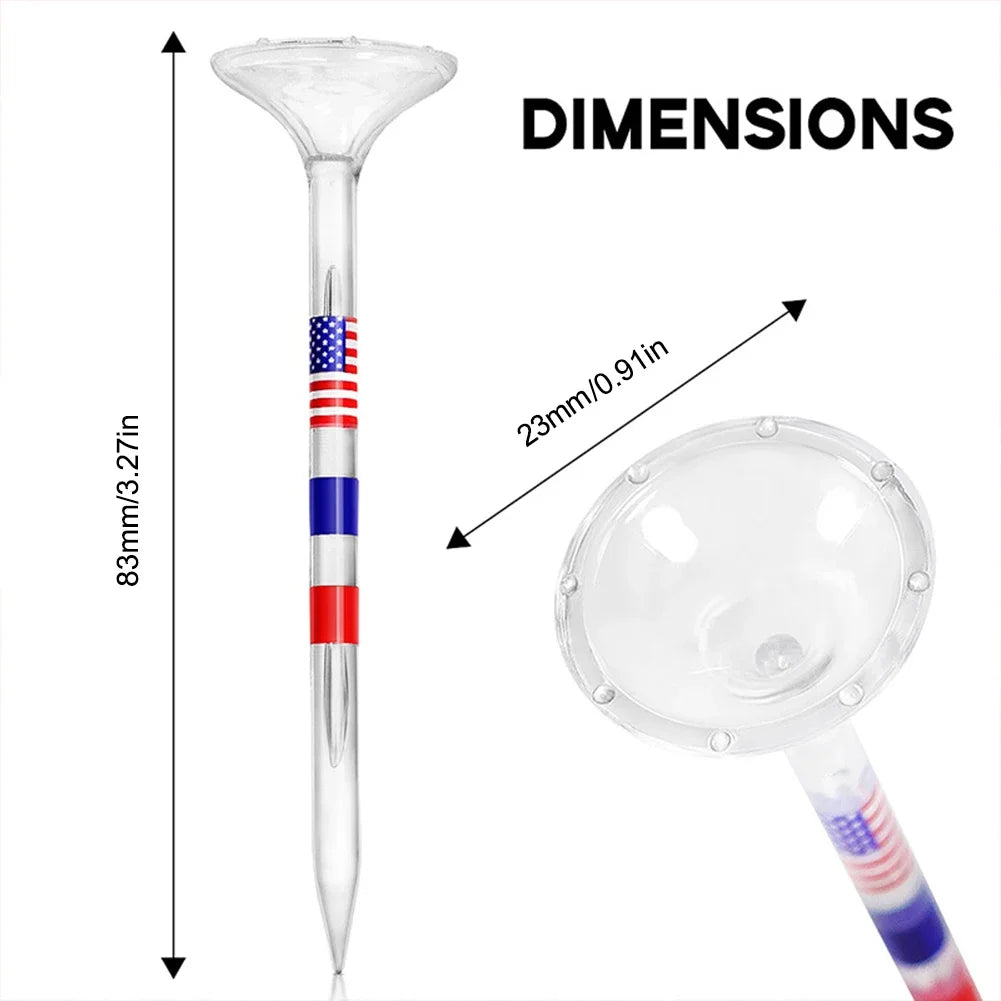 10pcs Golf Ball Holder Reduce Friction and Side Spin Transparent Plastic Golf Tees Reusable Anti-Slip Big Cup Golf Training Aids Peaceful Pleasures Health and Wellness