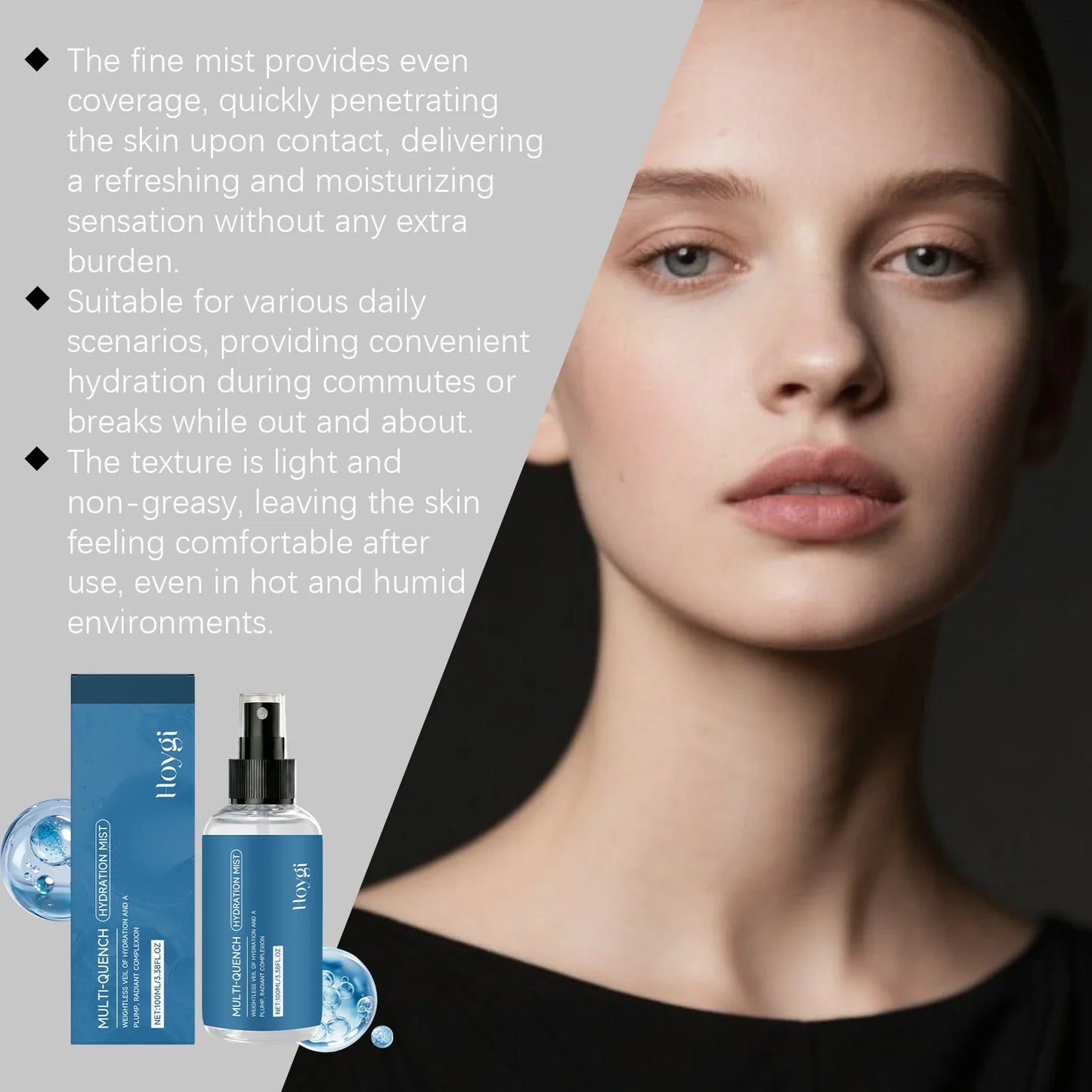 Hydrating Face Moisturizing Spray – Daily Skin Softening Mist