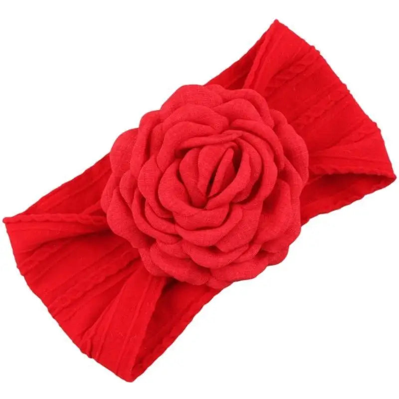 Baby Floral Headband | Soft Stretchy Infant Hairband 0–3 Yrs