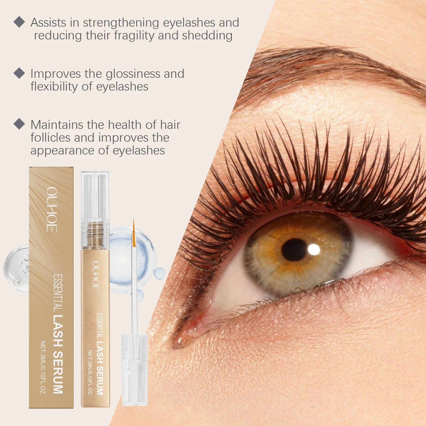 Eyelash Growth Serum | Fuller, Longer & Thicker Lashes & Brows