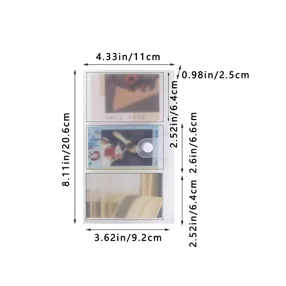 Large Capacity Photo Album That Can Hold 240 Photos Transparent