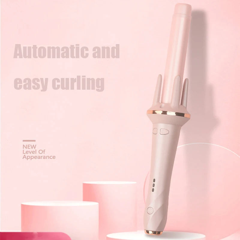 Automatic Curler Negative Ion Lazy Person Large Curling Wave Perm Household Small Type Electric Ceramic Spin Curling Iron Peaceful Pleasures Health and Wellness