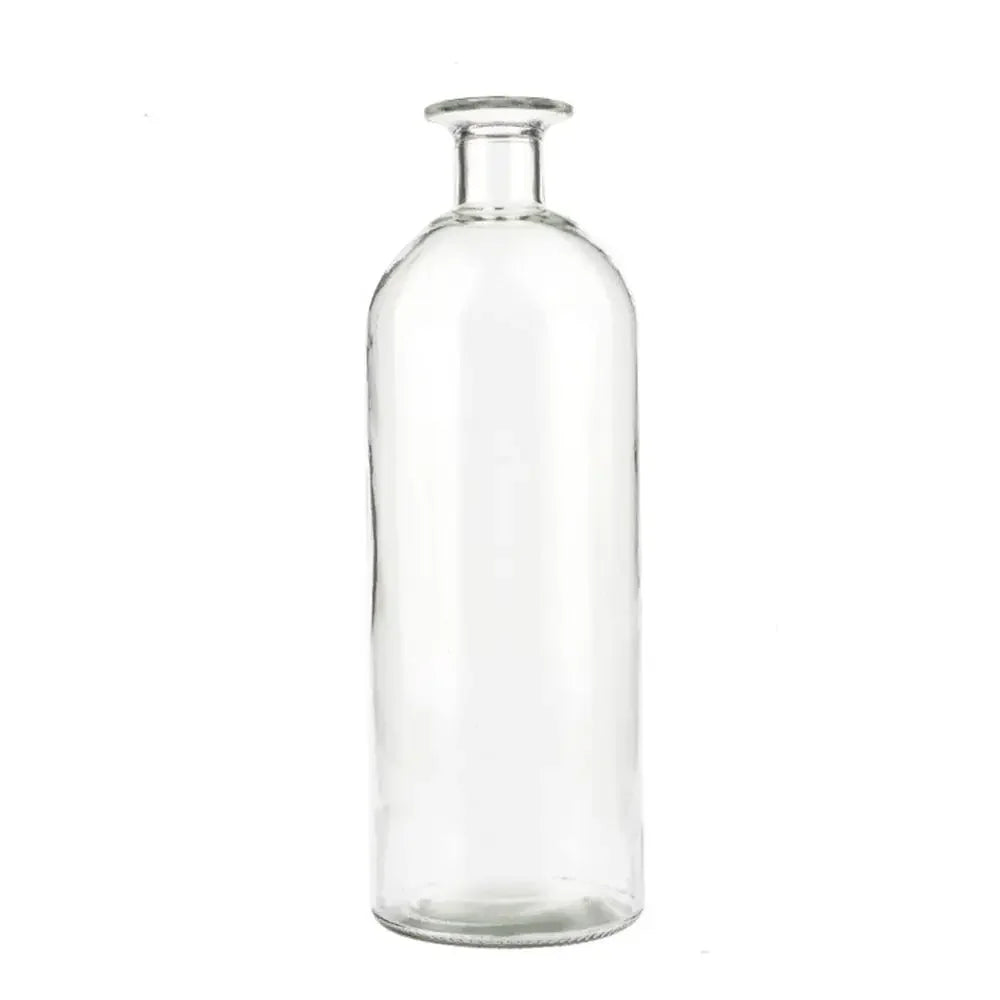 Transparent Glass Flower Vase | Modern Hydroponic Table Decor