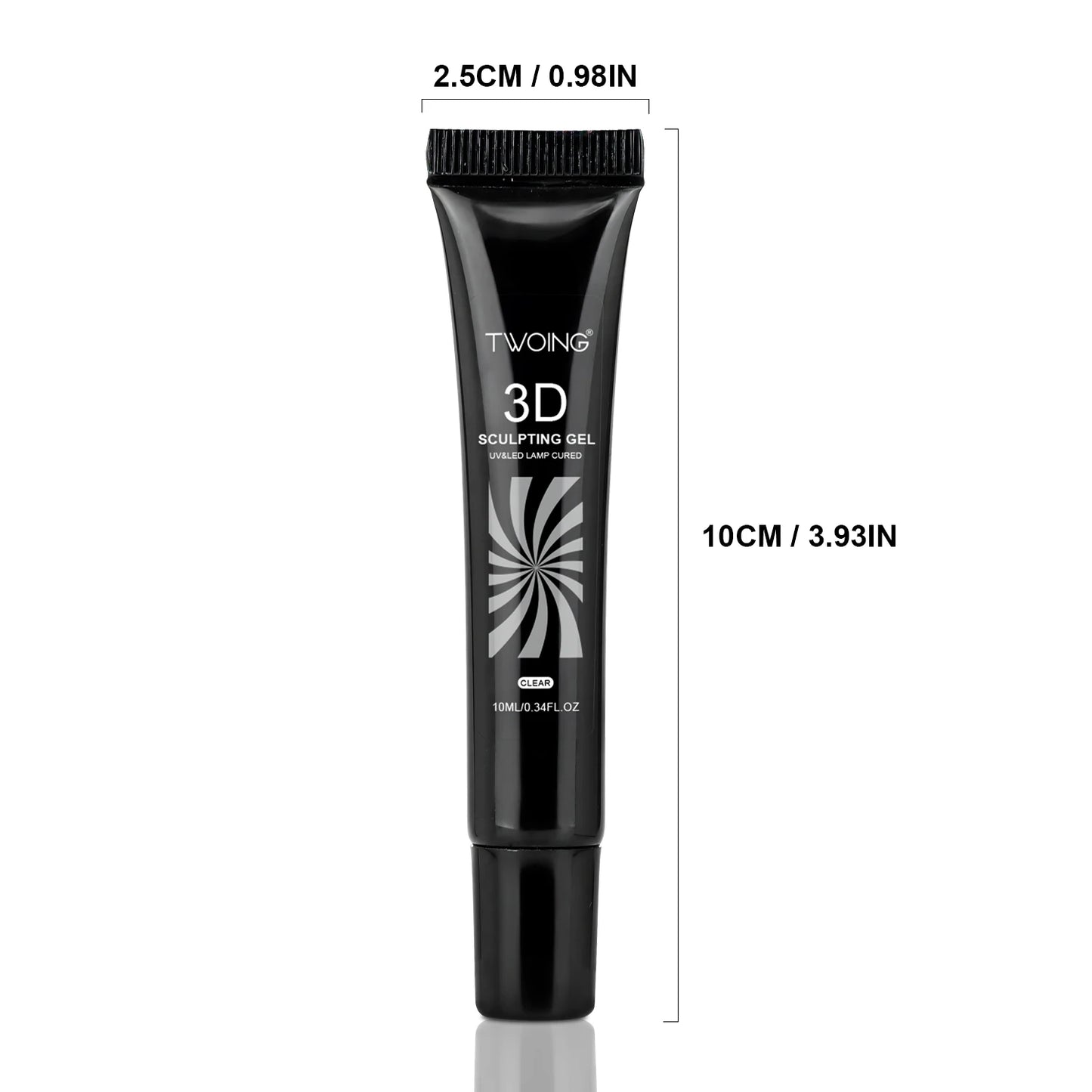 3pcs 3D Nail Art Gel - DIY Designs,Waterproof Sculpting gel,Waterproof Nail Art Design Gel for Intricate Carvings & Shapes 10ml Peaceful Pleasures Health and Wellness