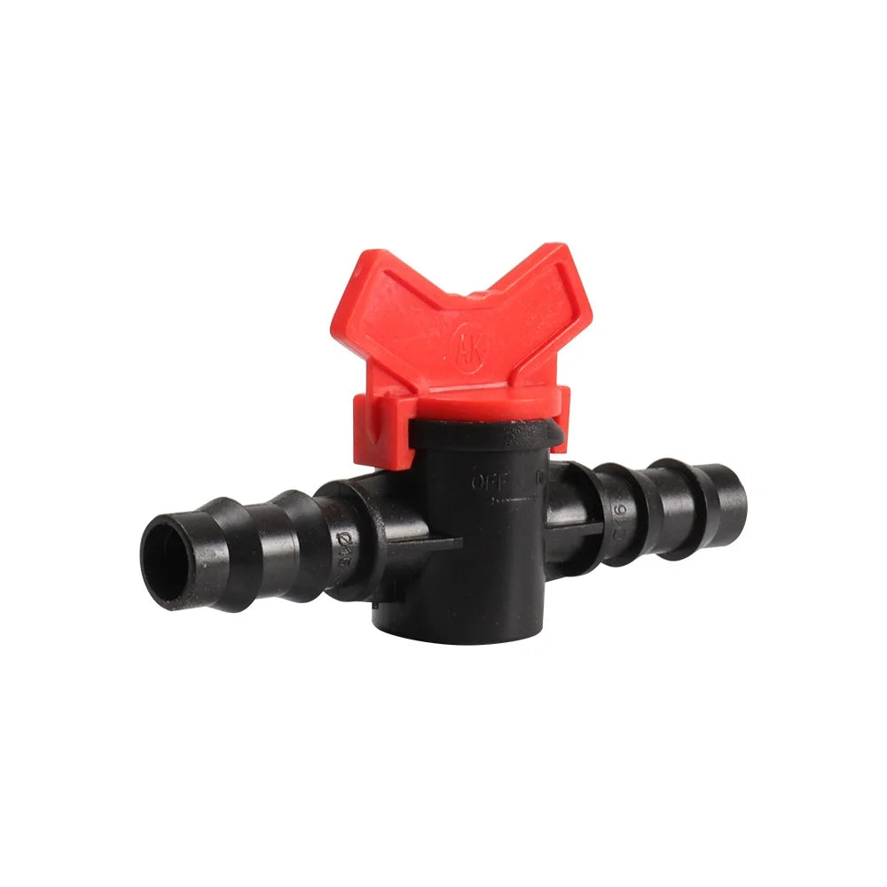 Shut-off Valve Ball Connector PE Pipe PN4 Drip Hose 16 20 Irrigation