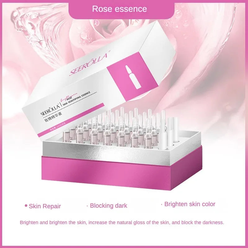 Astaxanthin Collagen Anti-Aging Face Serum Set – 28 Ampoules Peaceful Pleasures Health and Wellness Rose