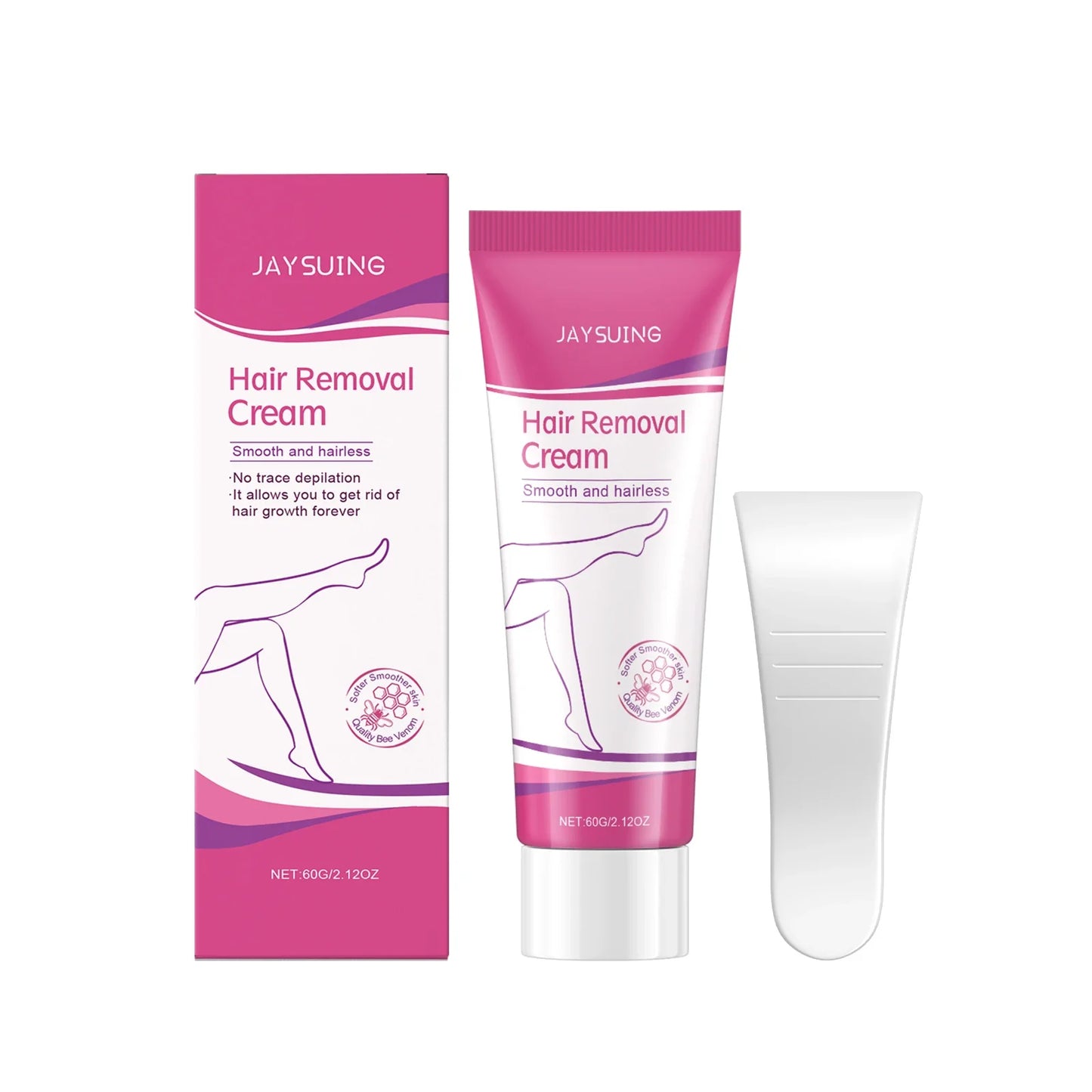 Jaysuing Painless Hair Removal Cream & Spray – Bee Venom