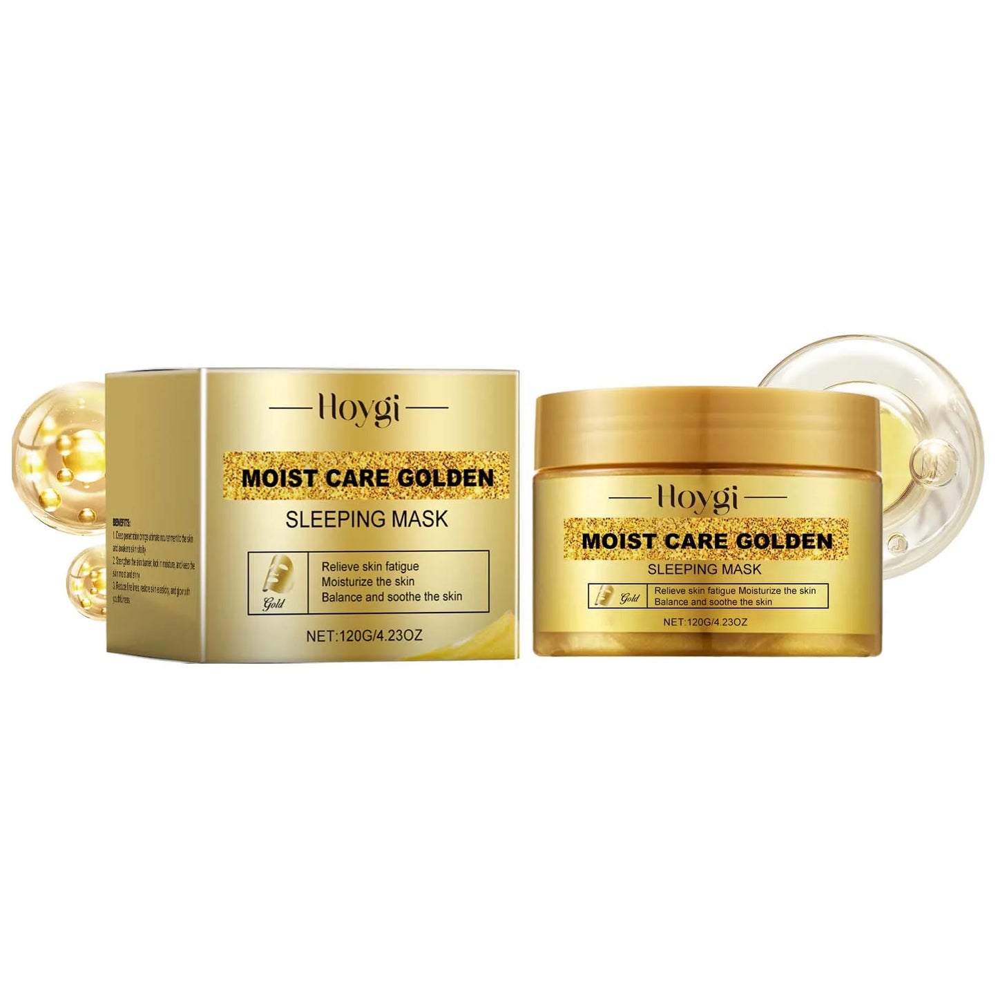 Gold Sleeping Mask – Niacinamide, Pore Tightening & Brightening