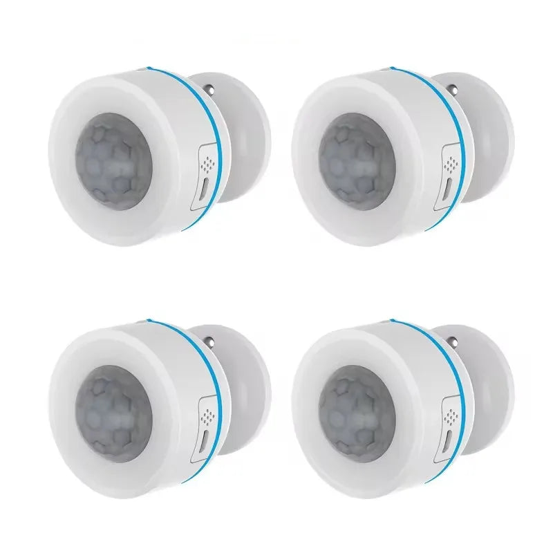 NEO Tuya Matter Thread Smart PIR Motion Sensor Wireless Human Body Motion Infrared Detector Work With HomeKit Alexa Google Home Peaceful Pleasures Health and Wellness 4 pcs