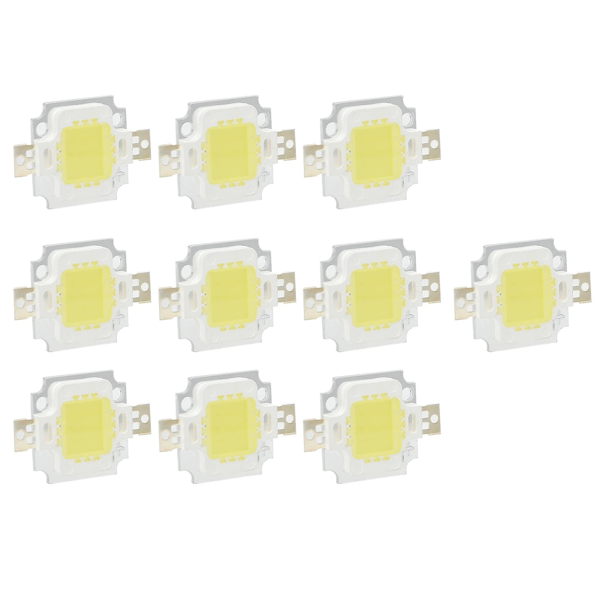 COB Chip Plant Growing Lamps Outdoor Deck Lights LED Chip Bulbs Pure White Light 10W /6500K 12V/700mA for DIY Lamp Accessories Peaceful Pleasures Health and Wellness