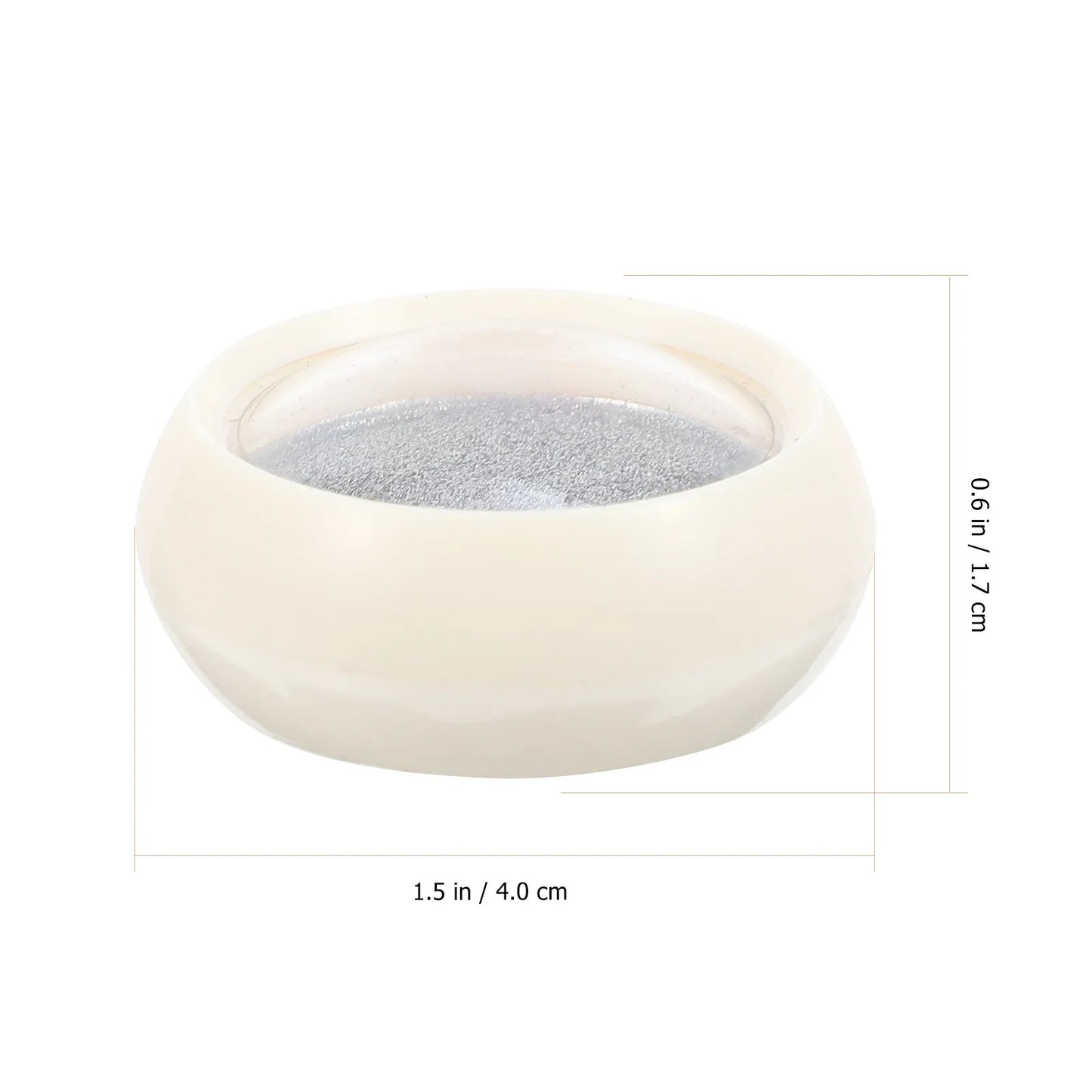 1Set Fire Seal Cream Simple Operation Convenient Application Sealing Wax Paste with Brush Creative Decorative Cream DIY Handbook Peaceful Pleasures Health and Wellness Silver