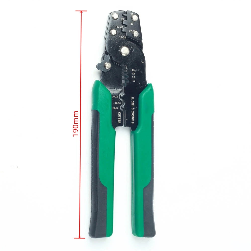 4-in-1 Crimping Pliers | Wire Stripper Cutter & Terminal Kit Peaceful Pleasures Health and Wellness Wire stripping plie