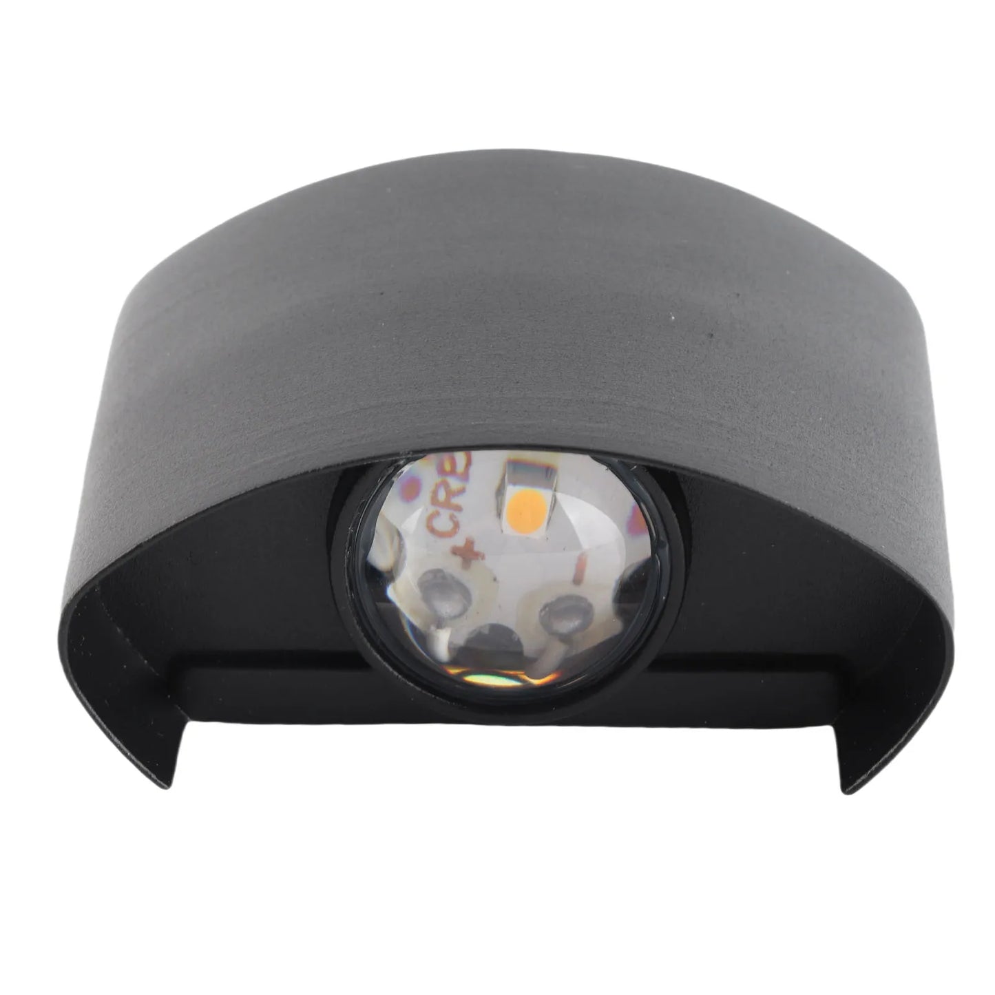 Outdoor Wall Light Rustproof Aluminum Alloy Wall Sconce Lamp Anti Oxidation Black High Brightness 110‑265V for Yard for Porch Peaceful Pleasures Health and Wellness