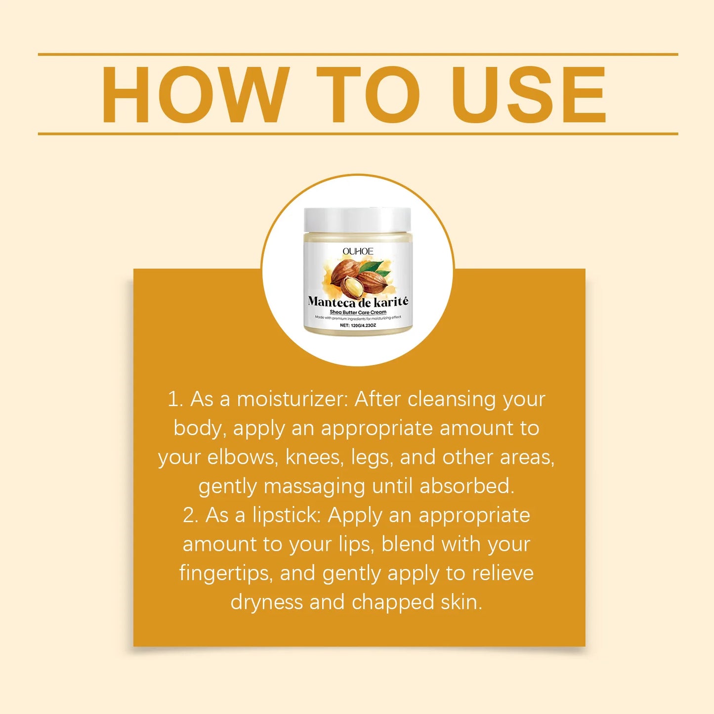 Shea Butter Body Cream – Dark Spot Removal & Deep Hydration