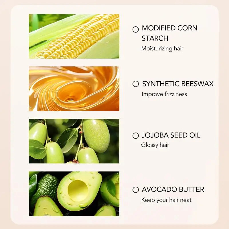 0g hair wax stick for controlling the edges of hair and tidying hair to prevent hair from flying and frizzy edges for both Peaceful Pleasures Health and Wellness