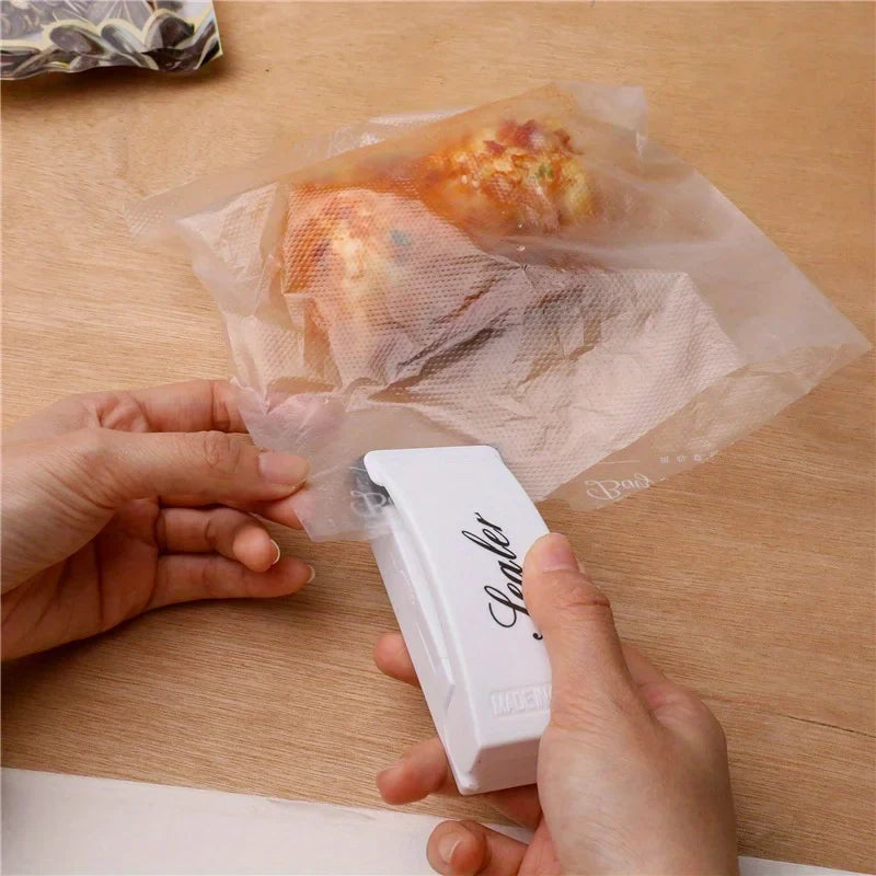 Mini Hand Pressure Bag Sealer for Food & Plastic Bags