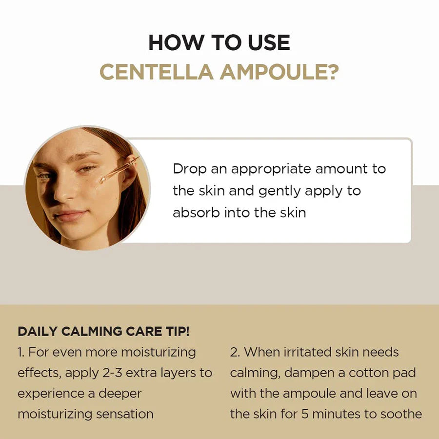Centella Asiatica Ampoule Serum – Sensitive Skin | SANLIVNA