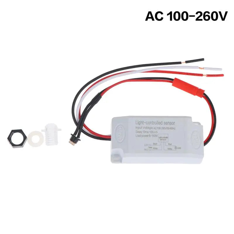 Outdoor Dusk to Dawn Photoelectric Sensor Switch | Rainproof Light Sensor Switch Peaceful Pleasures Health and Wellness AC 100-260V