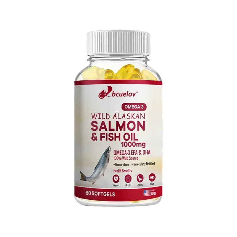 Super Omega-3 EPA/DHA Fish Oil Capsules – Heart, Brain & Joints