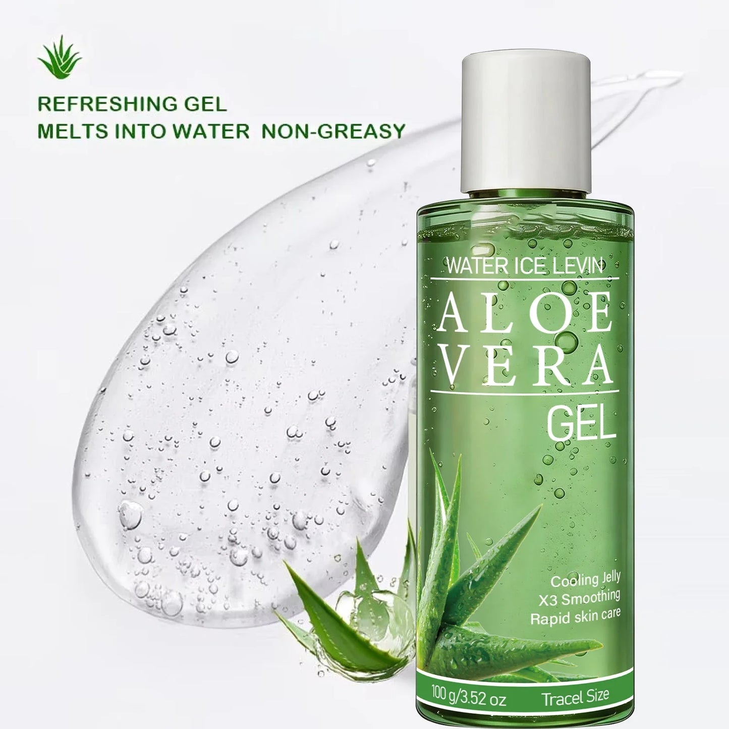 Aloe Vera Gel with Hyaluronic Acid – Cooling & Moisturizing