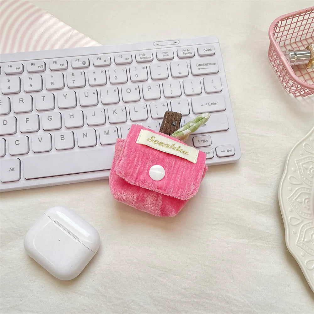 Cute Design Suitable Apple Airpods Headphone Bag Storage Wireless