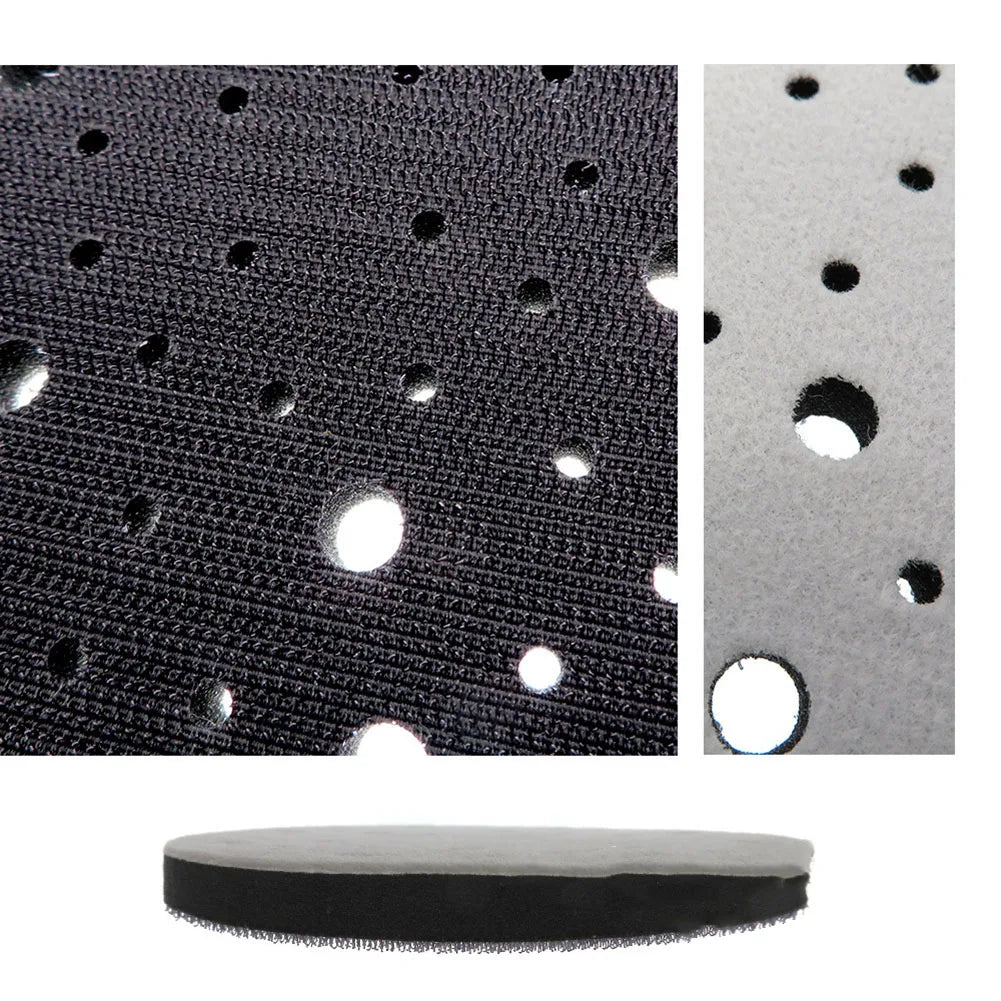 Interface Pads Soft Sponge Pad Polishing Sanding 70 Hole Round Discs