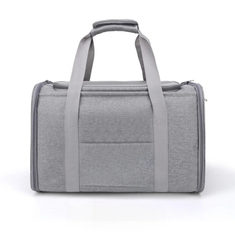 Foldable Cat Backpack Portable Pet Carrier for Small Cats Expandable Travel Pet Bag Handheld Car Outing Breathable Pet Backpack Peaceful Pleasures Health and Wellness