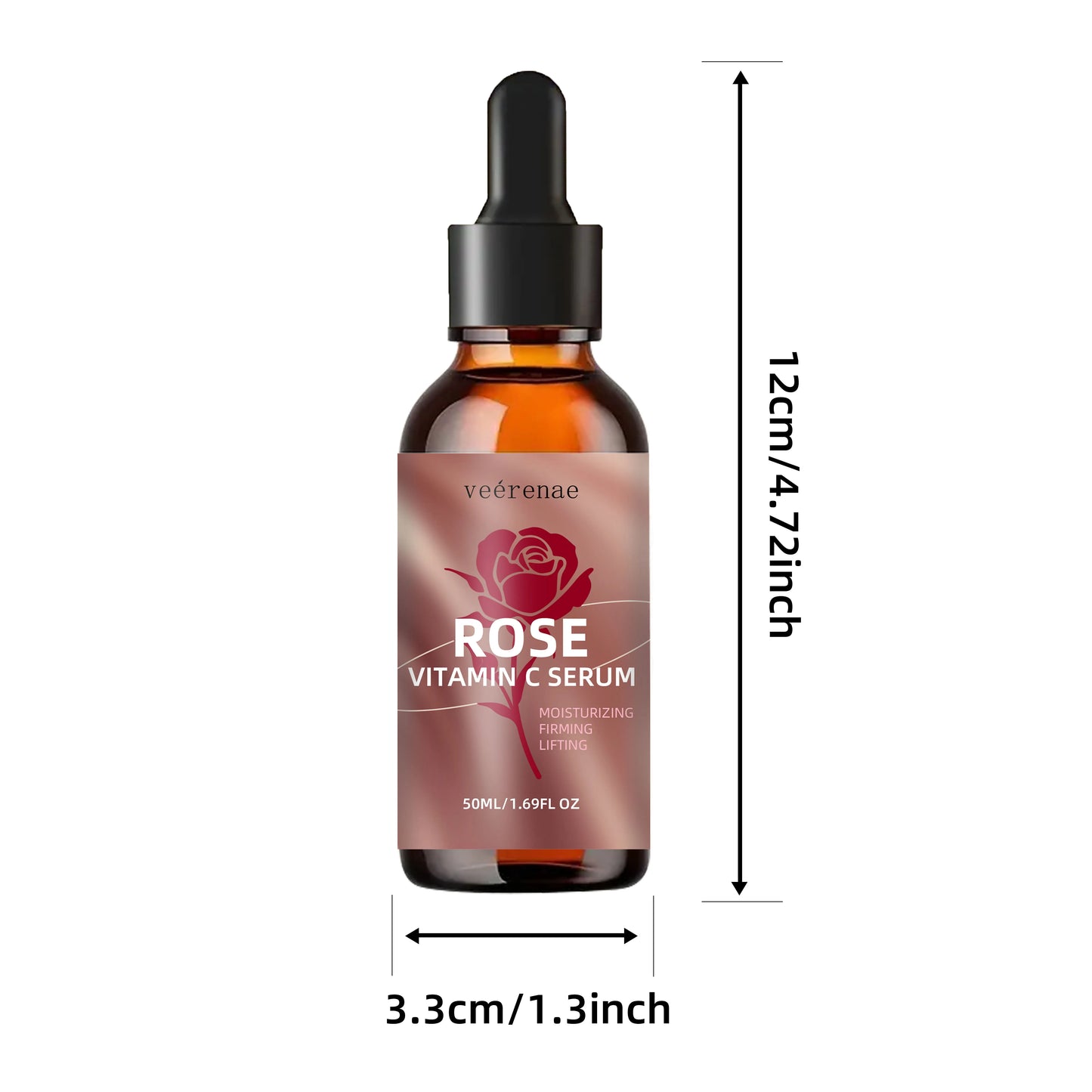 veérenae Rose Vitamin C Face Serum – 24-Hr Hydration