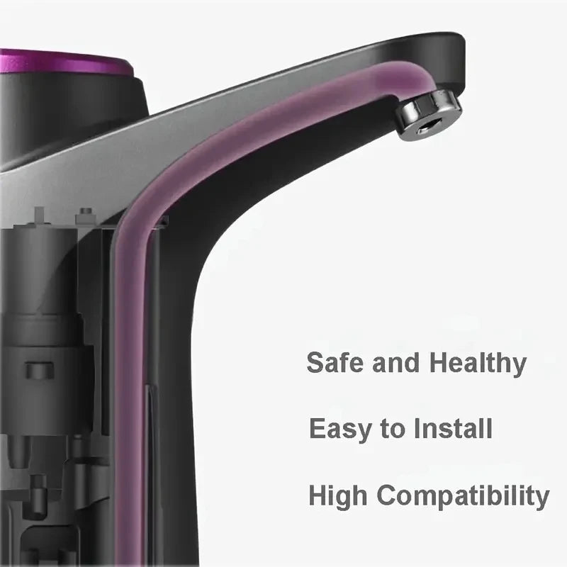 HOMEFISH Electric Water Dispenser Pump – USB Rechargeable 5-Gallon