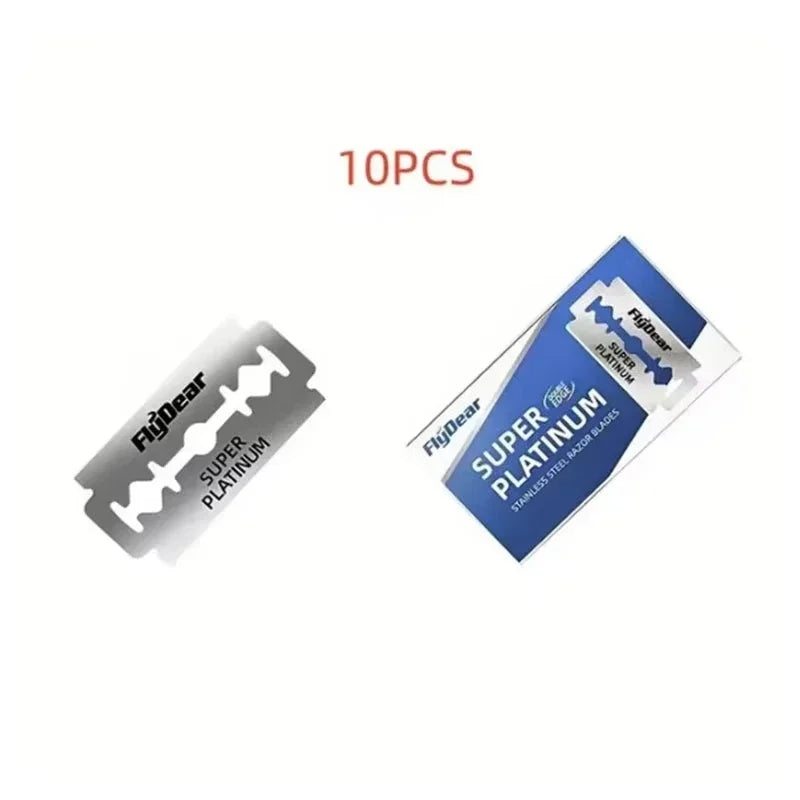 XMSJ Double Edge Safety Razor Blades – 10 Pack Stainless Steel