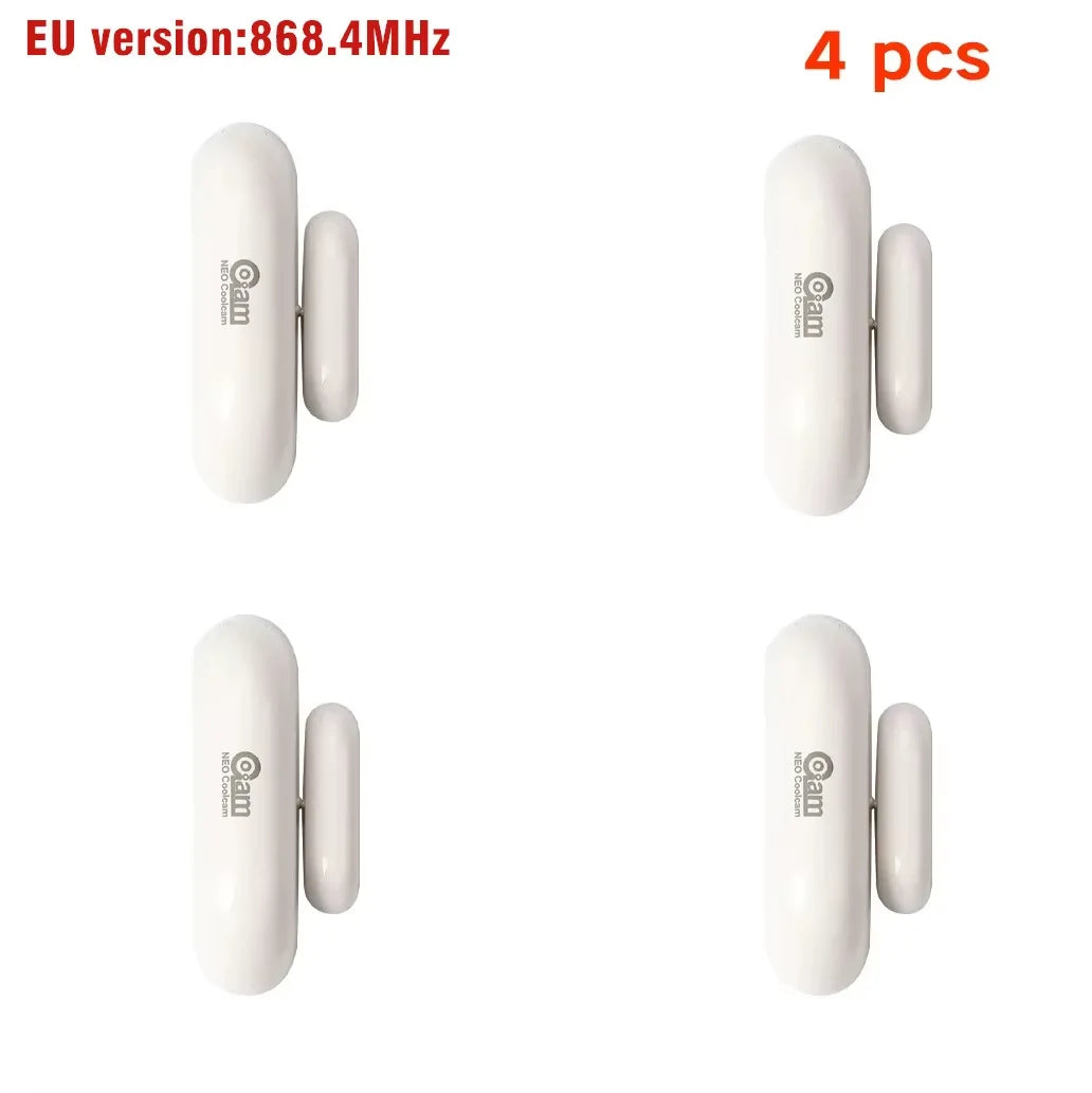 NEO COOLCAM Z-wave Plus Smart Door and Window Contact Automation Sensor EU 868.4MHZ Smart Home work with Smartthings Peaceful Pleasures Health and Wellness 4 pcs 868.4MHz EU