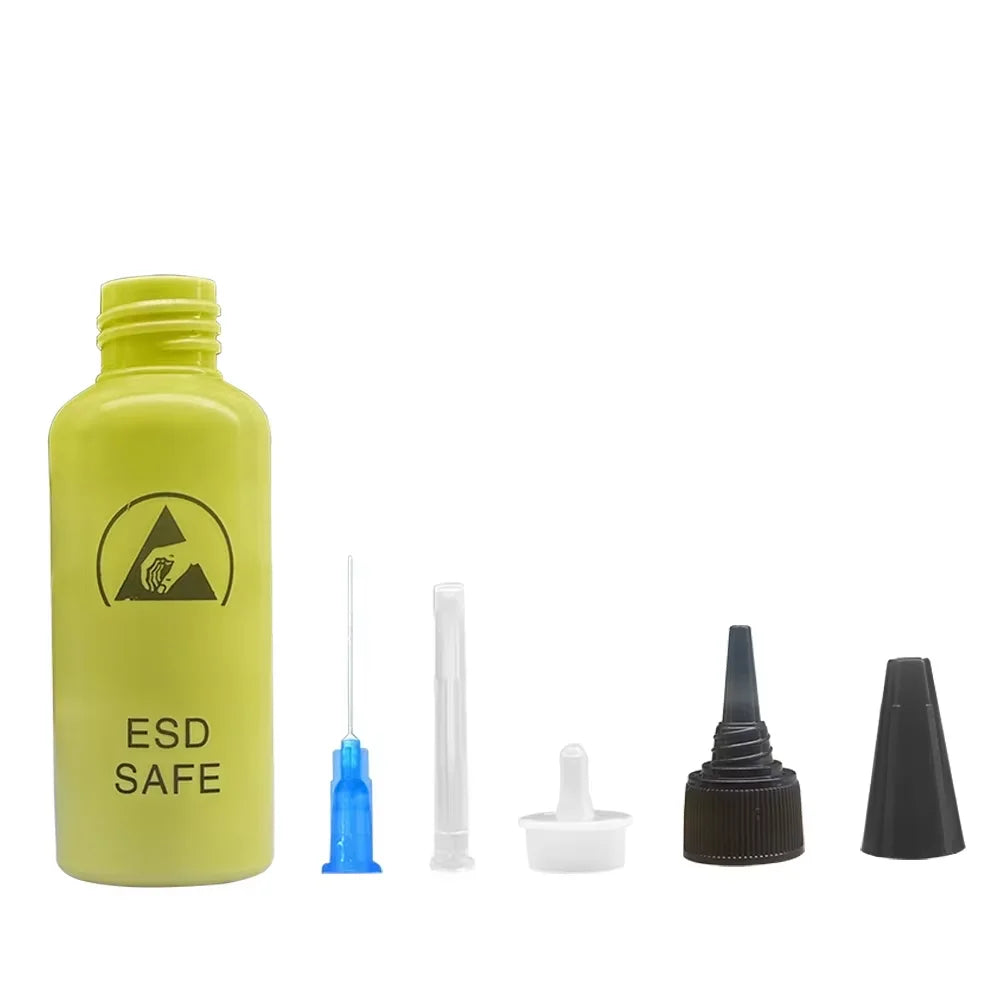 Anti-Static Dispensing Bottle with Needle – PCB Repair Tool