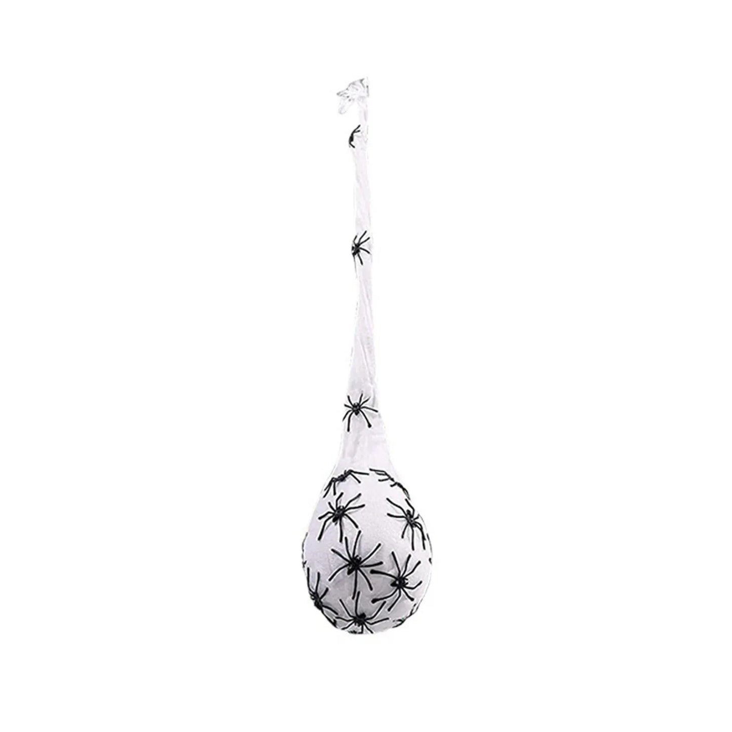 Halloween LED Glowing Spider Egg Bag Hanging Decoration