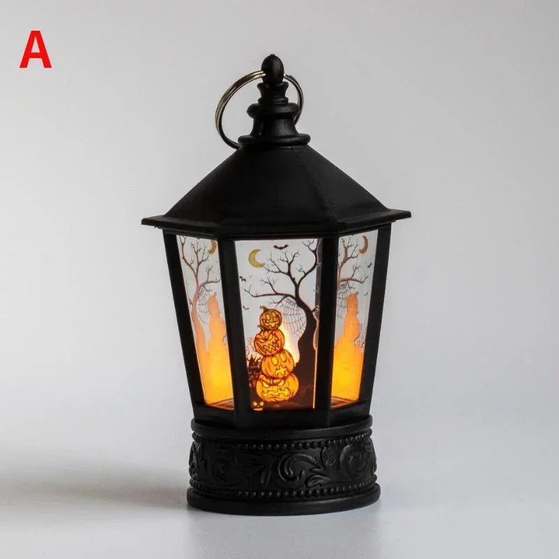 Halloween Pumpkin Lights Horror Ghost Wind Lantern Christmas Light