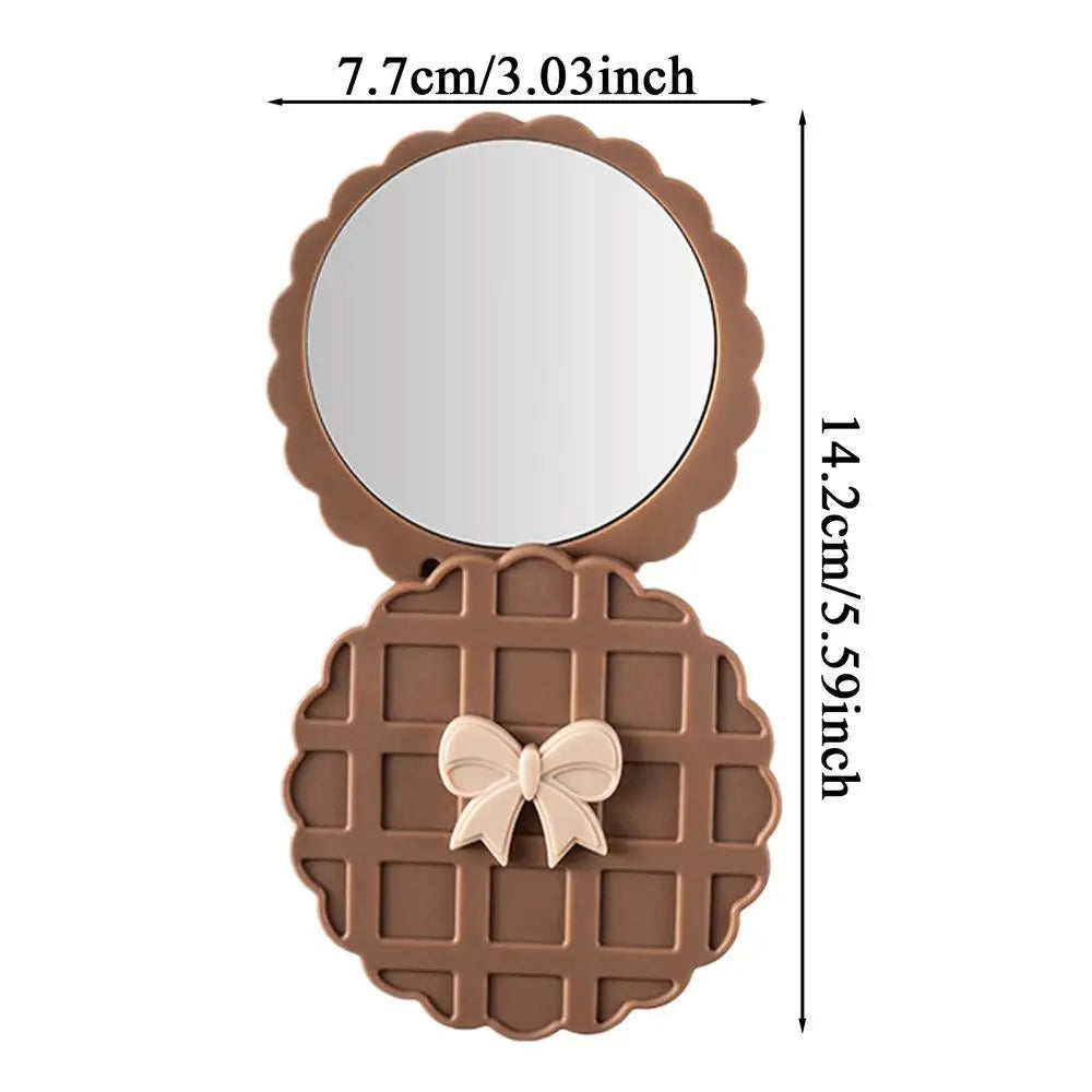Double-Sided Compact Pocket Mirror – HD & Magnifying