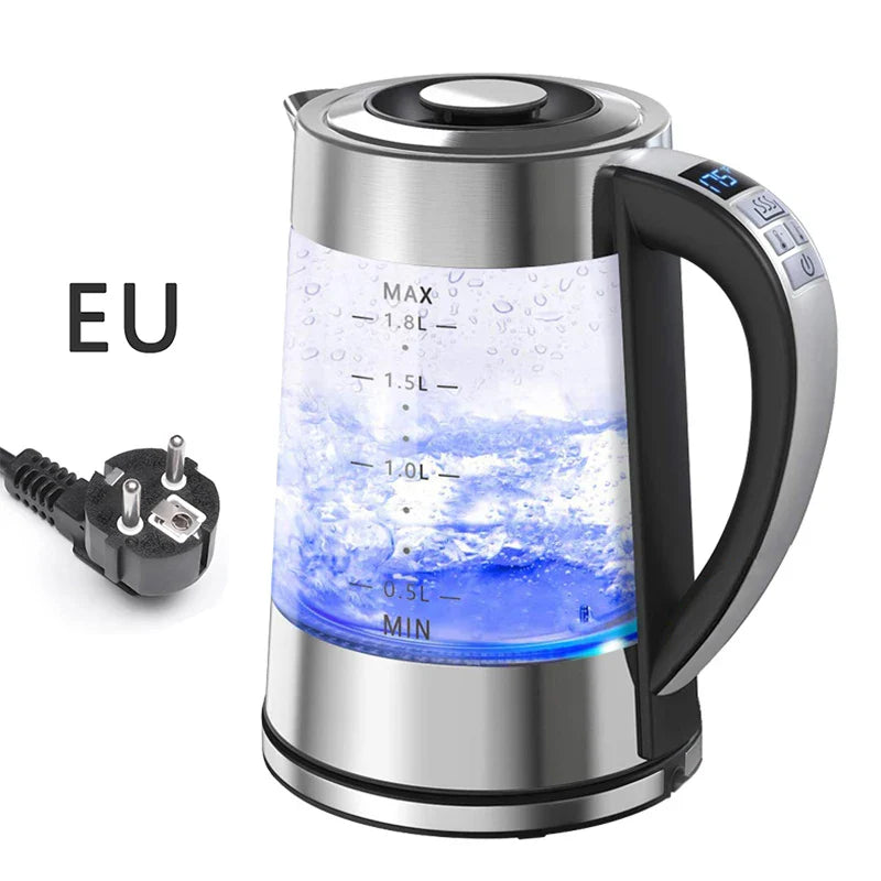 URGGU 1.8L Smart Glass Electric Kettle – Temperature Control