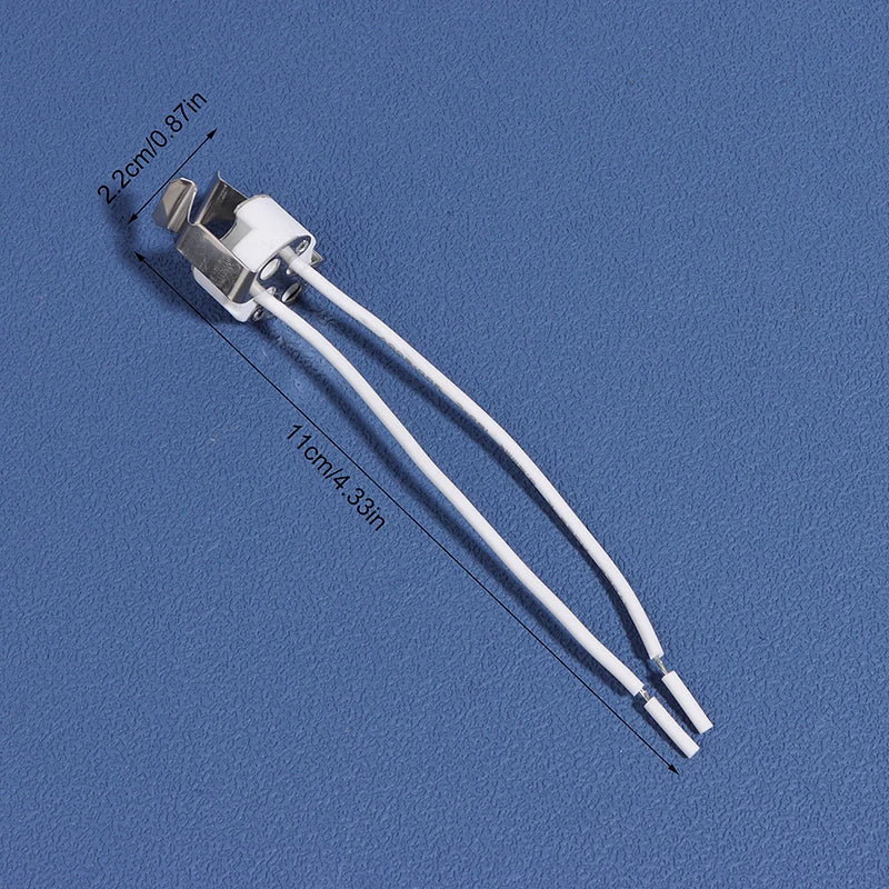 3-Pack MR16 GU5.3 Ceramic Lamp Holder Socket with Wire 250V