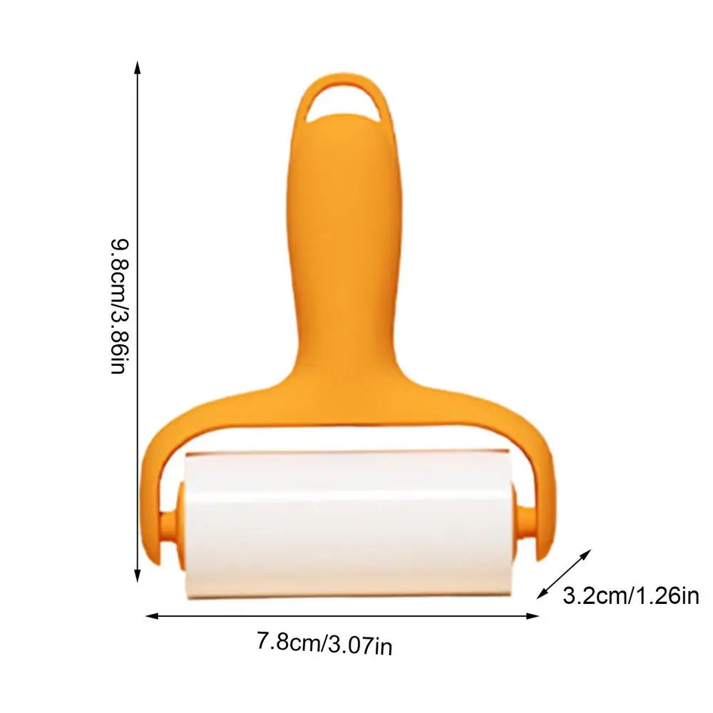 Portable Lint Roller Travel Size Dog Cat Fuzz Removal Tool With Refills Extra Sticky Lint Rollers For Pet Hair For Couch Peaceful Pleasures Health and Wellness China Mainland YELLOW