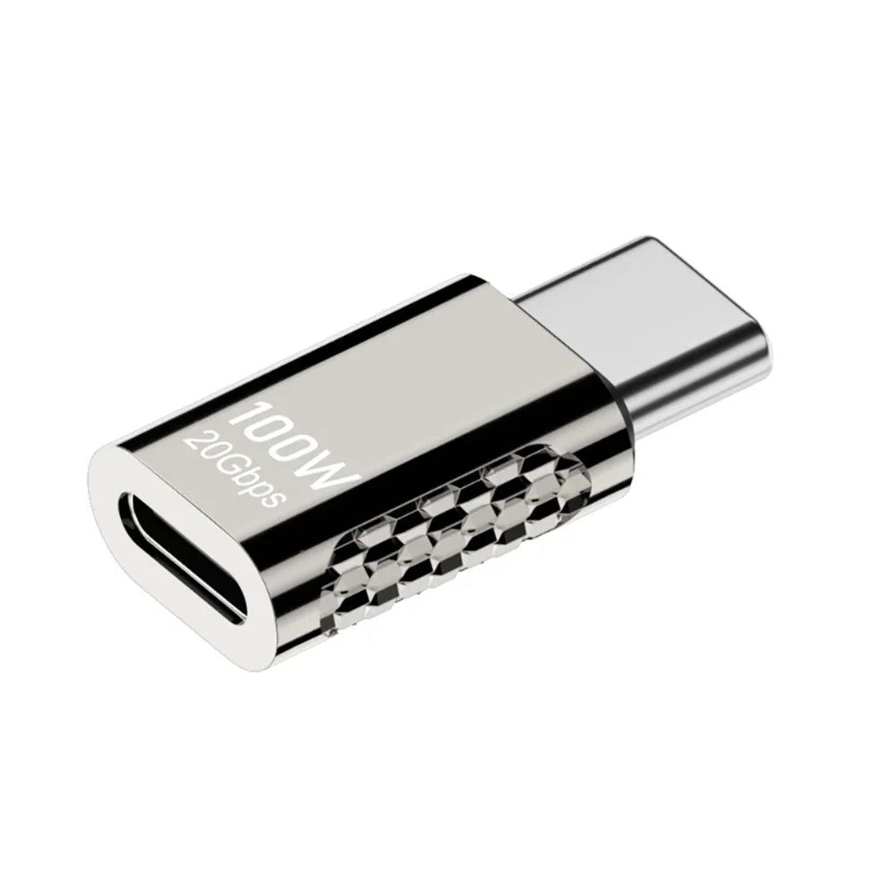 100W 20Gbps USB-C 90° Right Angle Adapter | PD Fast Charging