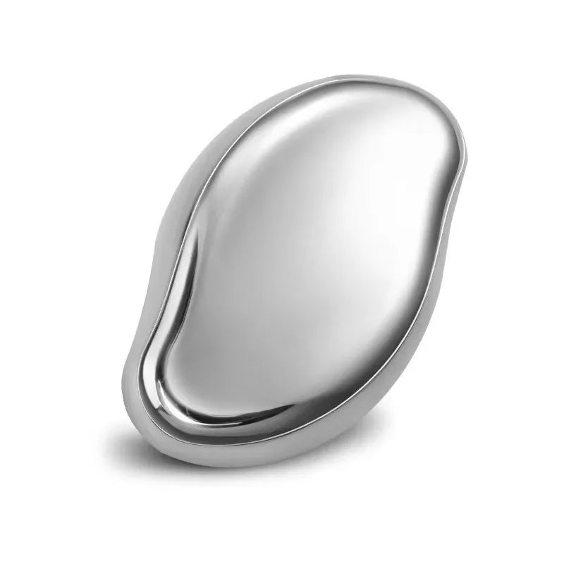 Painless Non-Sensory Hair Removal Exfoliator Tool Neutral Home Use Hair Repair Device No Skin Damage Peaceful Pleasures Health and Wellness Silver