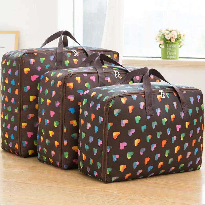 Quilt storage bag three-piece set quilt Oxford cloth waterproof storage bag luggage moving bag clothes bag clothes bag Peaceful Pleasures Health and Wellness J