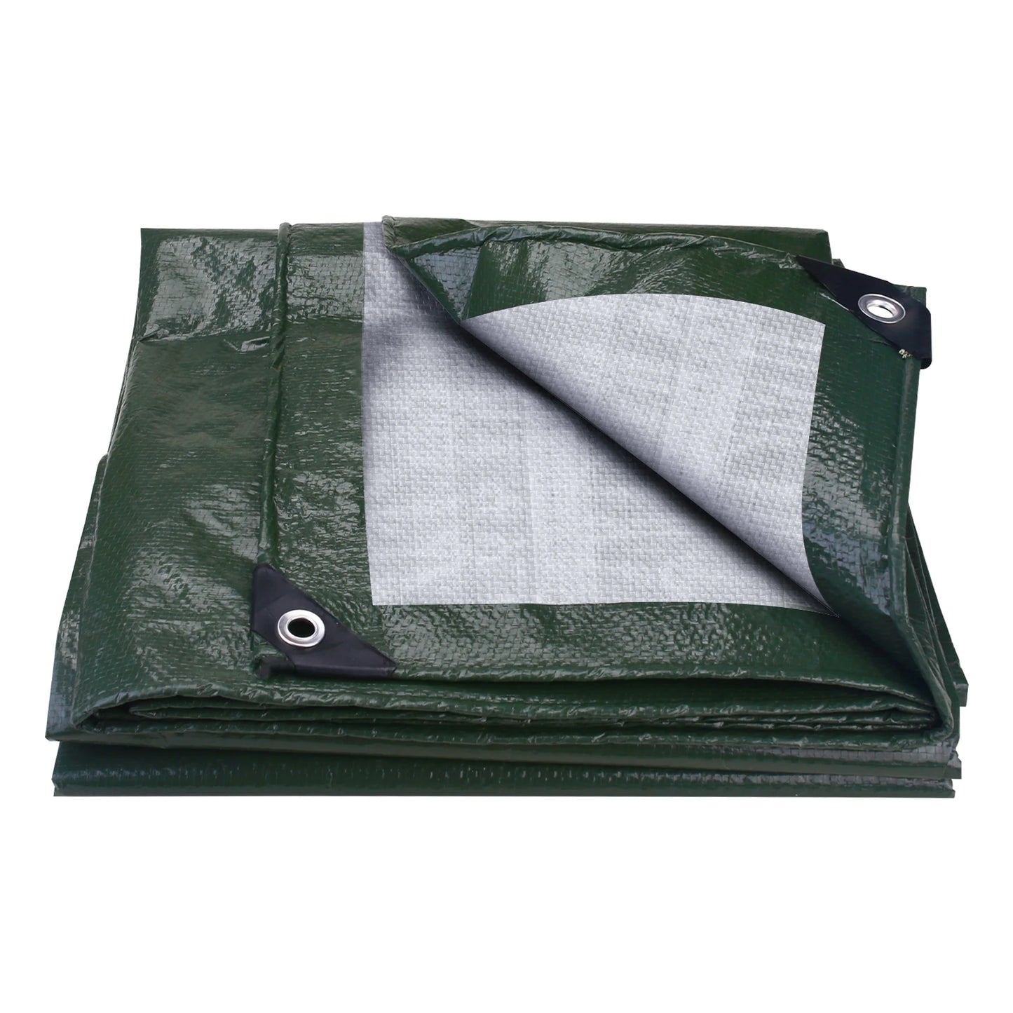 Waterproof Camping Tent Tarp Hammock Rain Ground Cloth Poly Tarp with Grommets Shelter Sunshade Durable Mat for Outdoor Cover Peaceful Pleasures Health and Wellness Green 2x3M