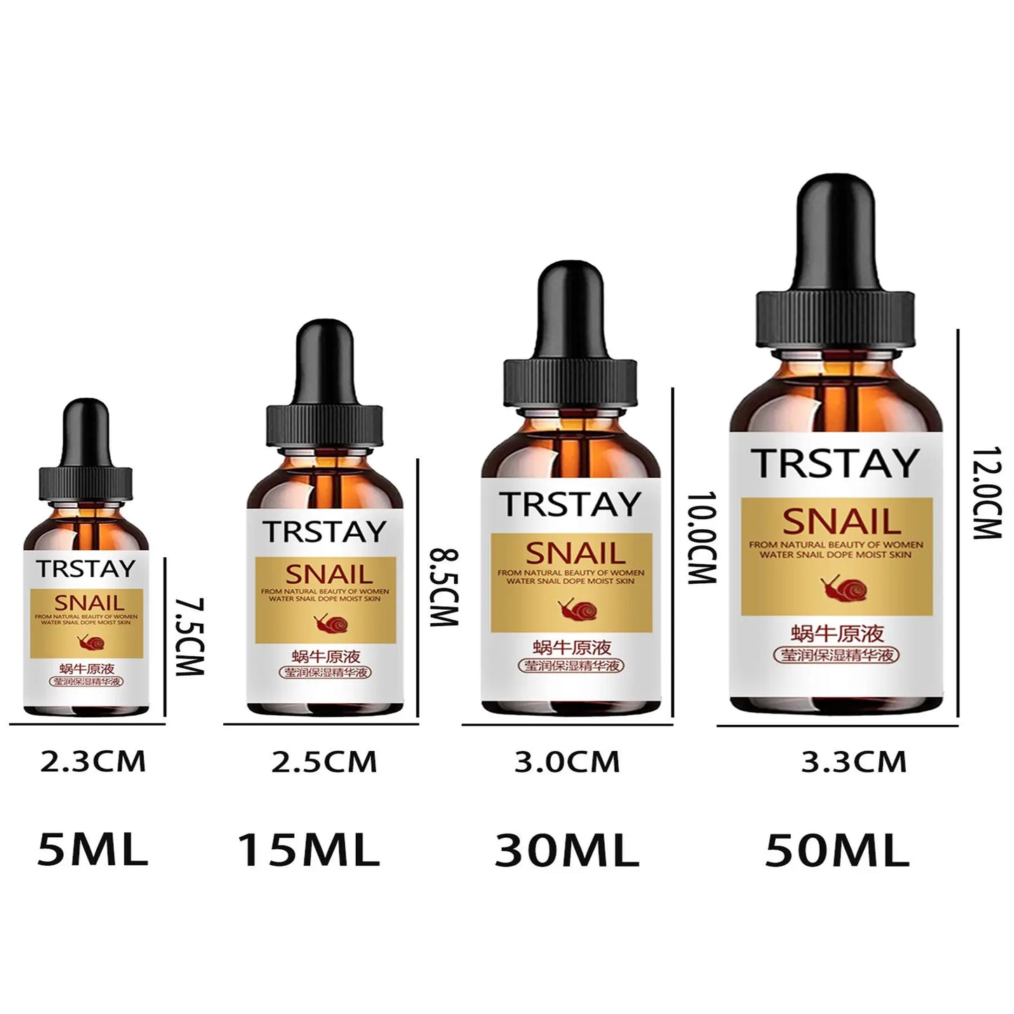 Snail Extract Face Serum – Hyaluronic Acid & Collagen