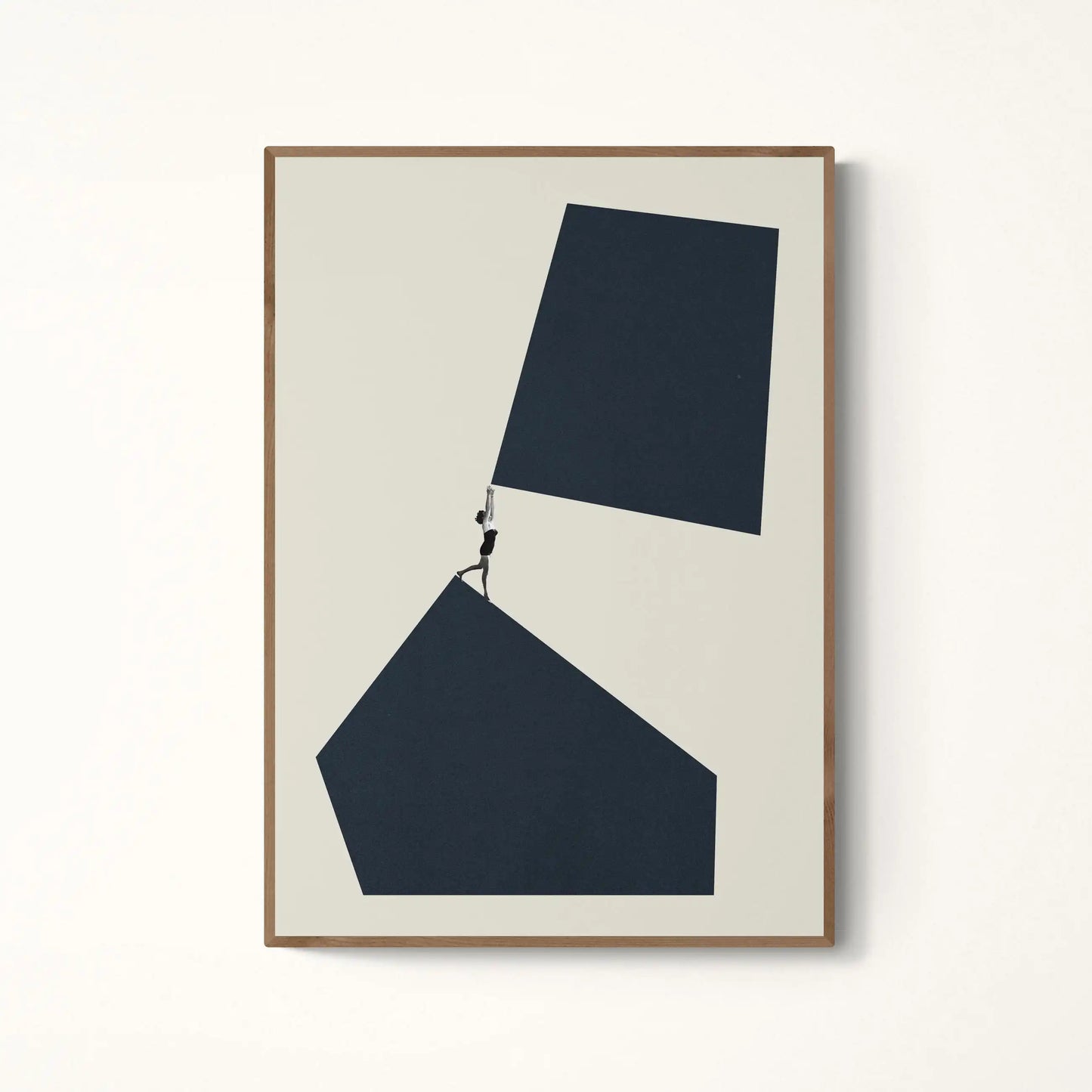 Abstract Modern People Philosophy Canvas Wall Art Print | Decor
