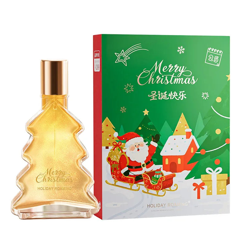 Christmas Holiday Perfume Christmas Tree Pineapple Gingerbread Long-lasting Fragrance Floral Fruity Gift Set Pheromone Perfume Peaceful Pleasures Health and Wellness Christmas tree 60ml